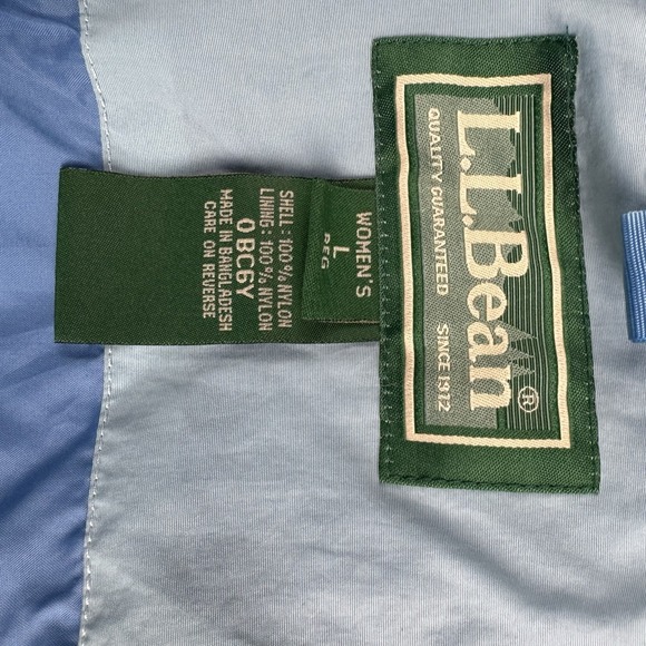 LL Bean Womens‎ Large Jacket Full Zip Winter Coat Detachable Hood - Picture 4 of 9